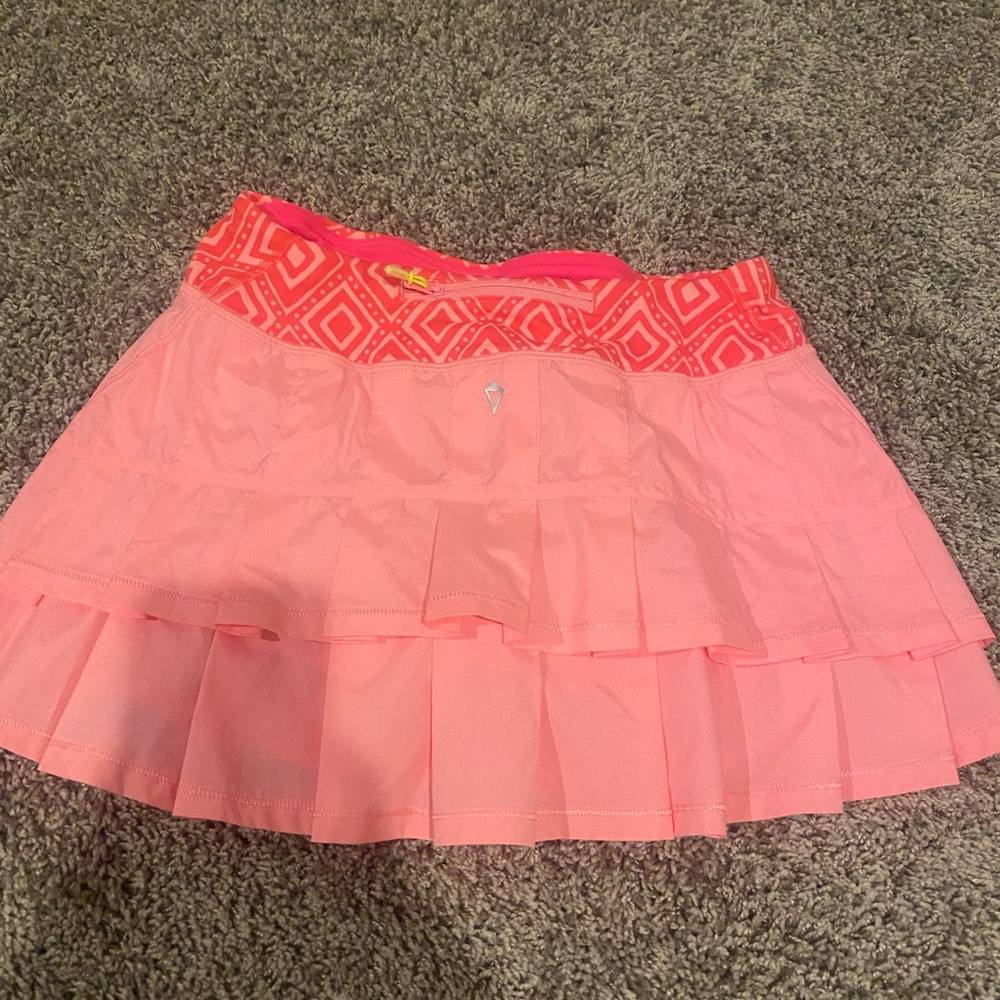Light pink Ivivva tennis skirt